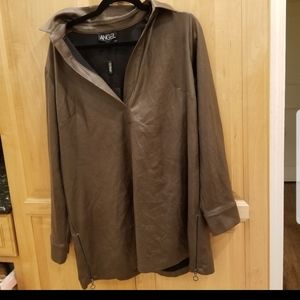 Angel Apparel Taupe Tunic L NWT